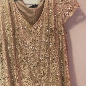 elegant dress with some shined